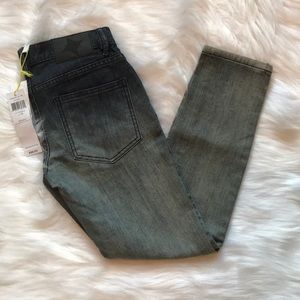 BCBGeneration Clayton Faded Blue Skinny Crop Jeans